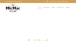 Desktop Screenshot of micmacbarandgrill.com