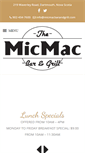 Mobile Screenshot of micmacbarandgrill.com